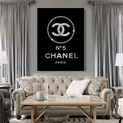 black chanel print|Chanel Wall Art & Canvas Prints .